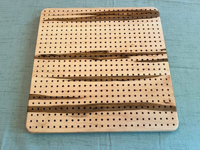 Blocking Board for Granny Squares, 12 X 12 Natural Hardwood (Various  Woods)